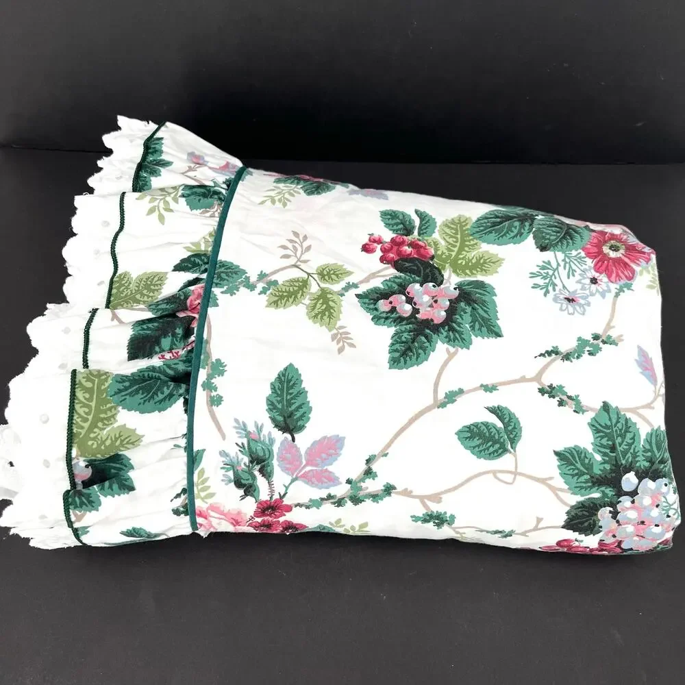 Waverly Pleasant Valley sheet set and pillowcases eyelet lace trim